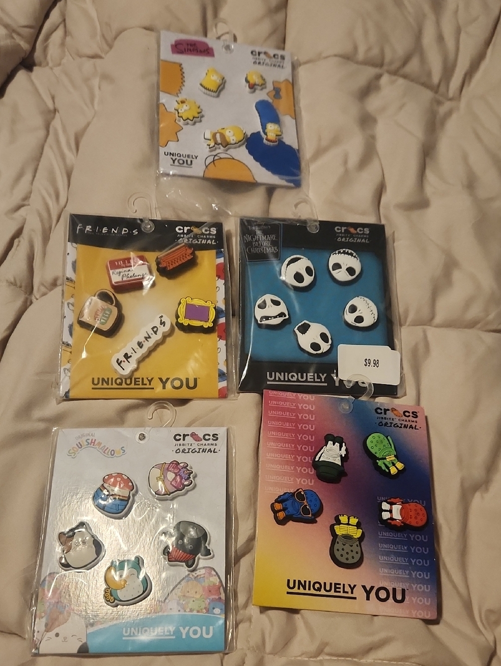 CROCS Multicolor Character Jibbitz Charm Packs